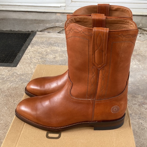 Ranch Road Boots | Shoes | Ranch Road Boots Bexar Roper In Cognac ...